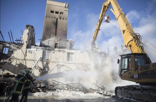 Déconstruction Incendie Moulin