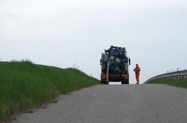 Pompage sac de route